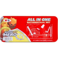 Готовальня &nbsp;M&G, 10 предм, в метал коробке