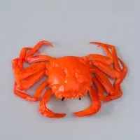 Муляж "Краб" 11х15 см, оранжево-красный