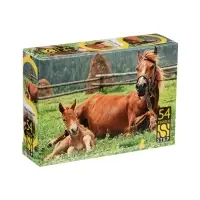 Пазл 54 эл. "Лошади. Символ года" МИКС