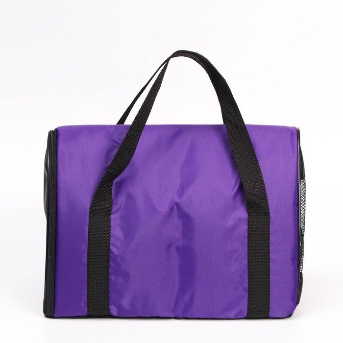 Сумка - переноска для животных  Сумка - переноска для животных "Туннель", нейлон, 37 х 22 х 26 см, фиолетовый