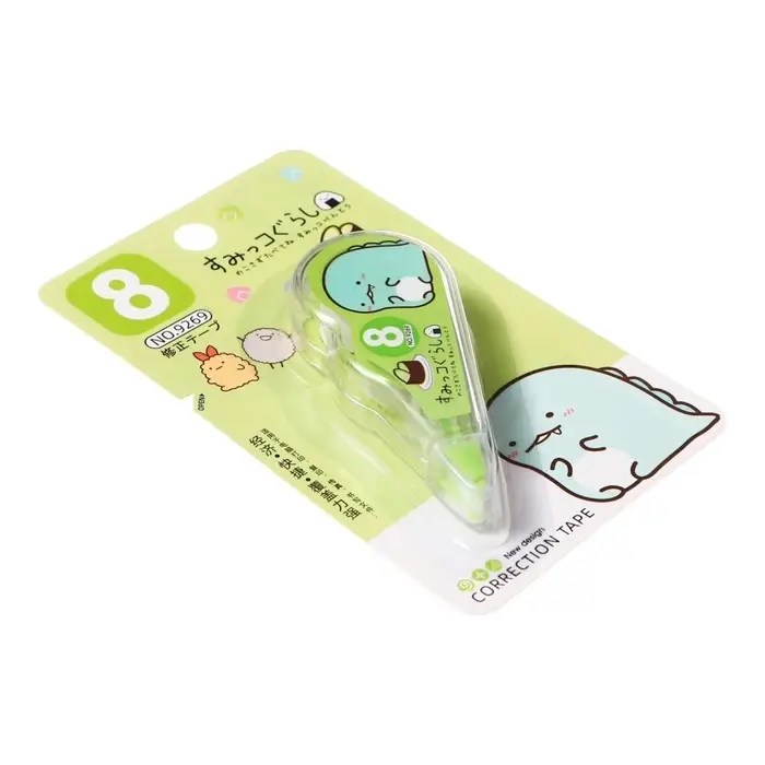 Корректор-лента 3 м &times; 5 мм, блистер, европодвес, корпус прозрачный с рисунком МИКС