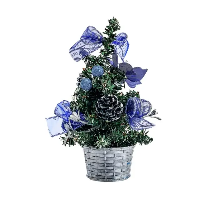 Искусственная ёлка настольная &laquo;Зимнее волшебство. Новогодний восторг&raquo;, 20 см, со снегом, ветки ПВХ отгибаются