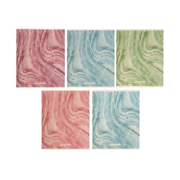 Тетрадь 48 листов в клетку Calligrata «Листья», обложка мелованная бумага, серые листы, МИКС Тетрадь 48 листов в клетку Calligrata «Листья», обложка мелованная бумага, серые листы, МИКС