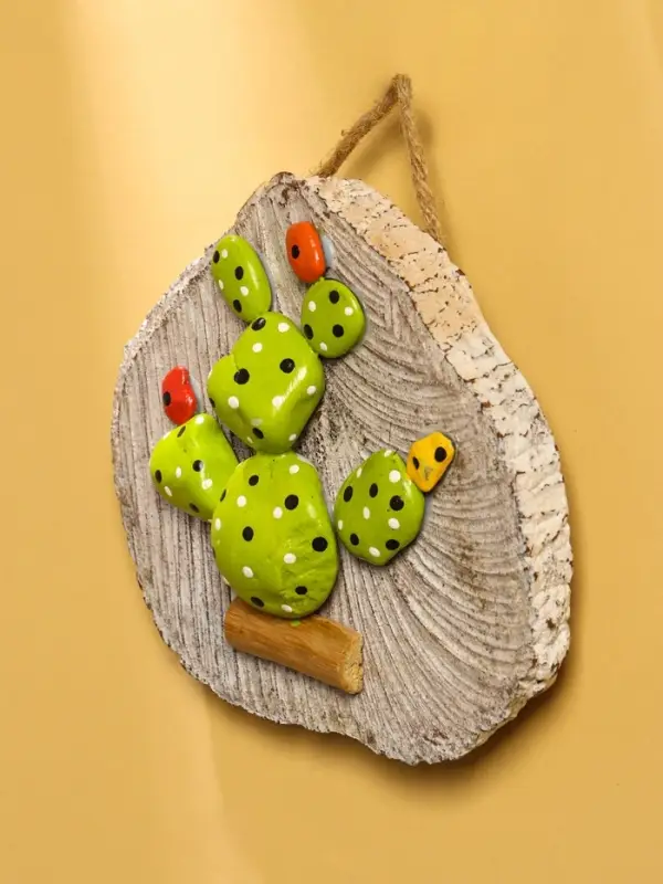 Панно «Кактус», 17×18×5 см, дерево Албезия Панно «Кактус», 17×18×5 см, дерево Албезия