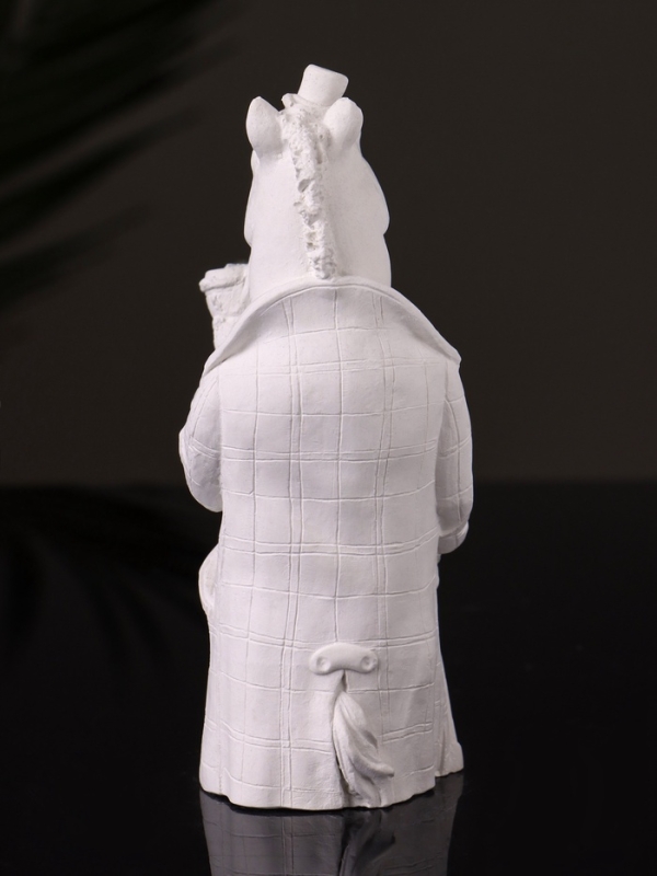 Статуэтка Статуэтка "Конь в пальто" 11х5 см, натуральный