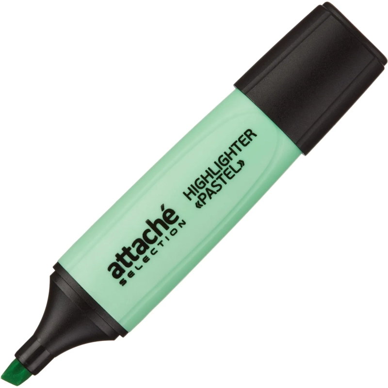Маркер текстовыделитель Attache Selection Pastel 1-5 мм зеленый
