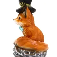 Садовая Фигура 24 х 15 х 16 см полистоун Лиса в шляпе