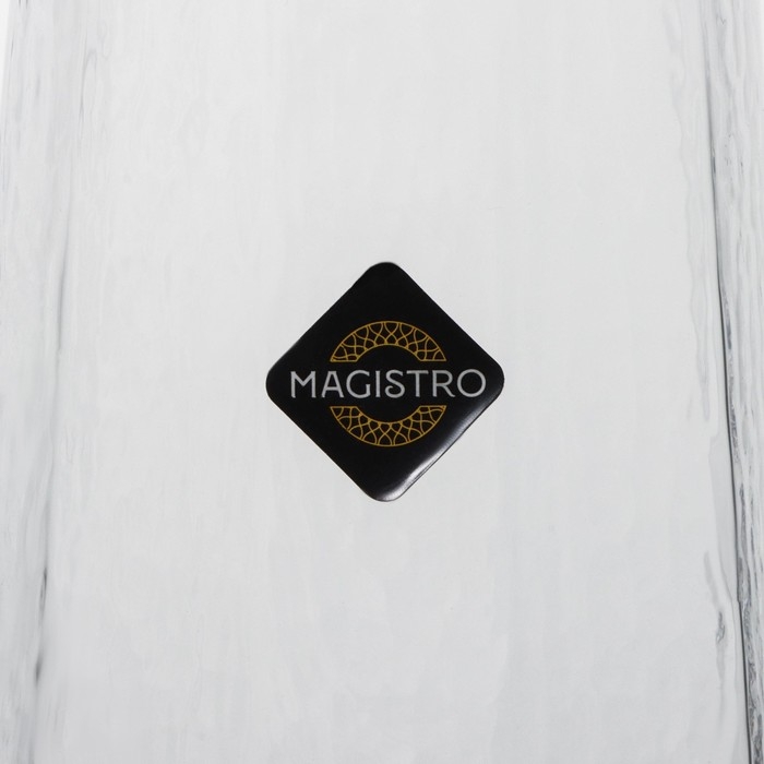 Набор бокалов для шампанского стеклянный Magistro «Дарио», 180 мл, 7×27,5 см, 2 шт Набор бокалов для шампанского стеклянный Magistro «Дарио», 180 мл, 7×27,5 см, 2 шт