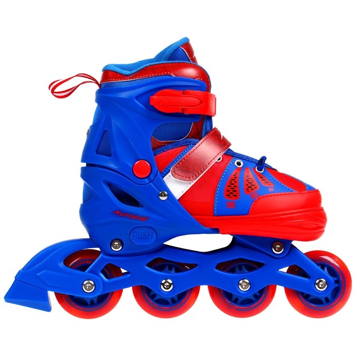 Роликовые коньки раздвижные ONLYTOP, р. 38-41, светящиеся колёса PU 70 мм Роликовые коньки раздвижные ONLYTOP, р. 38-41, светящиеся колёса PU 70 мм