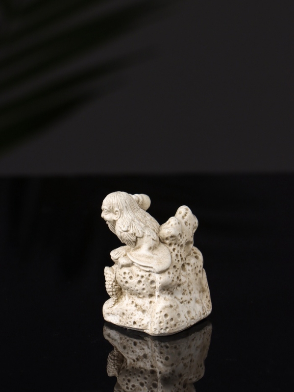 Набор фигур "Нэцкэ" 20х10х7 см, бежевый