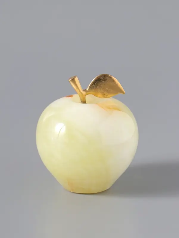 Сувенир &laquo;Яблоко&raquo;, 5 см, набор 4 шт, оникс