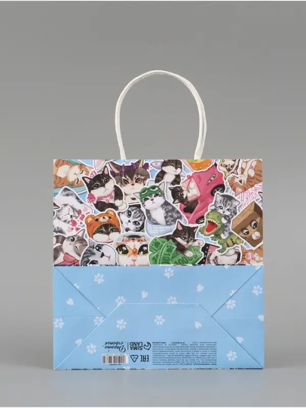 Пакет подарочный &laquo;Ромашки&raquo;, 22 х 22 х 11 см