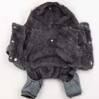 Комбинезон "Лапландия", с подкладом, размер S (ДС 25, ОГ 35, ОШ 25см), серый/бордо Комбинезон "Лапландия", с подкладом, размер S (ДС 25, ОГ 35, ОШ 25см), серый/бордо