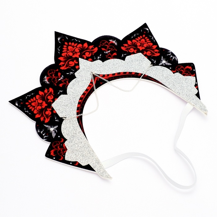 Кокошник карнавальный «Готический», фетр Кокошник карнавальный «Готический», фетр