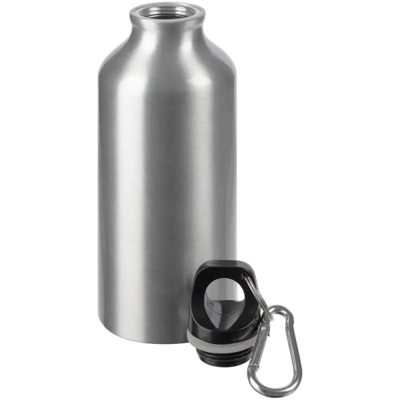 Бутылка для воды Funrun 400, серебристая Бутылка для воды Funrun 400, серебристая