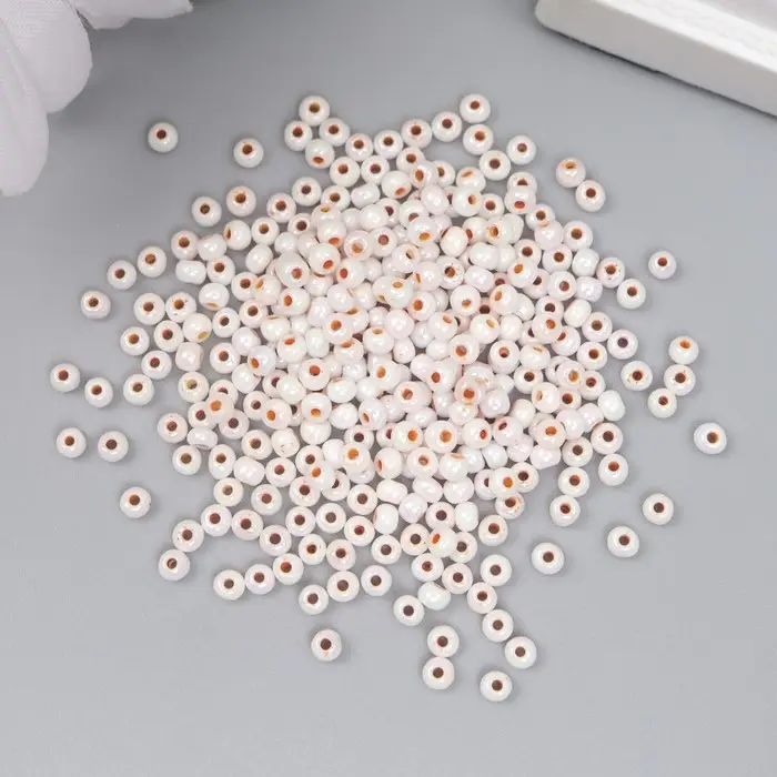 Бисер стекло 8/0  Бисер стекло 8/0 "Цветная серединка. Оранж" 10 гр