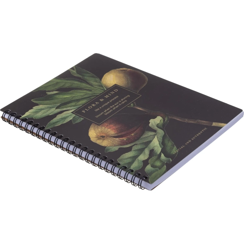 Бизнес-тетрадь, BS, А5, 80л., клетка, спираль. Flora, инжир N4184