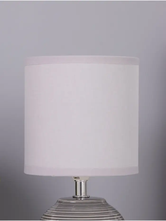 Лампа настольная RISALUX &laquo;Бриз&raquo;, 40 Вт, Е14, серая, 13&times;13&times;25 см