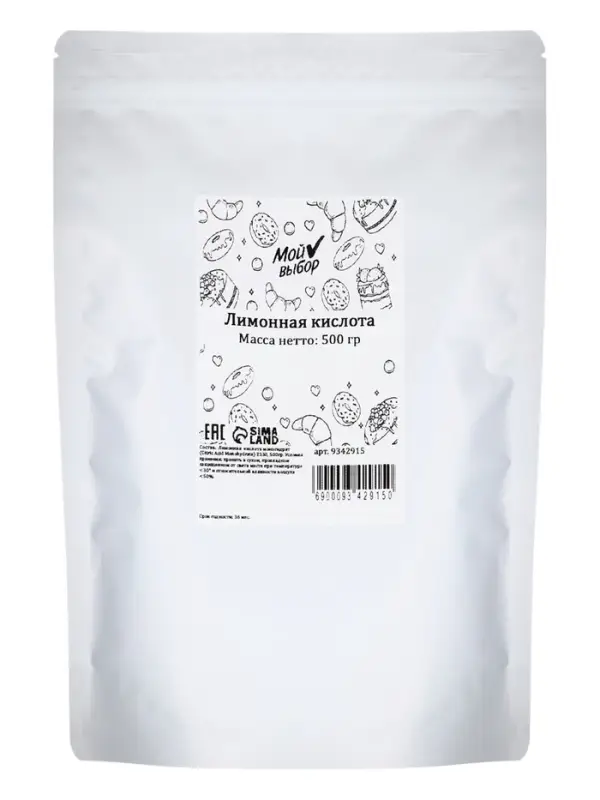 Лимонная кислота Мой выбор, 500 г