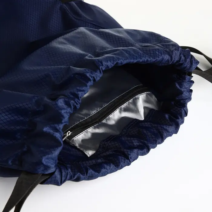 Мешок для обуви большой на стяжке, цвет синий