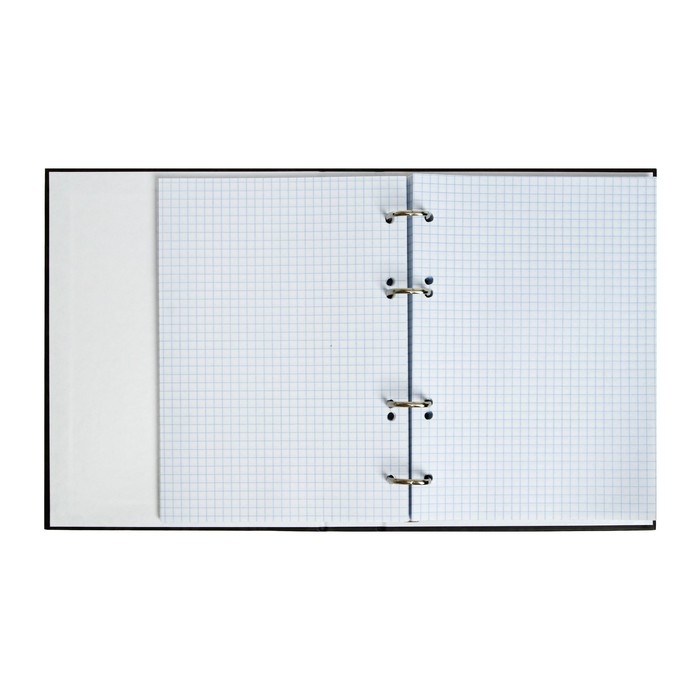 Тетрадь на 4-х кольцах, А5, 160 листов, в клетку, Тетрадь на 4-х кольцах, А5, 160 листов, в клетку, "Гарри Поттер", твёрдая обложка, матовая ламинация