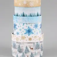 Подарочная коробка, набор 3в1 &laquo;Снежный Новый год&raquo;, 16&times;10 - 13&times;8.5 см
