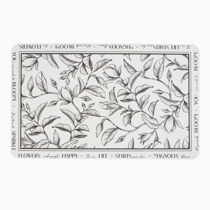 Коврик для ванной Этель Коврик для ванной Этель "Magnolia", 48х78 см