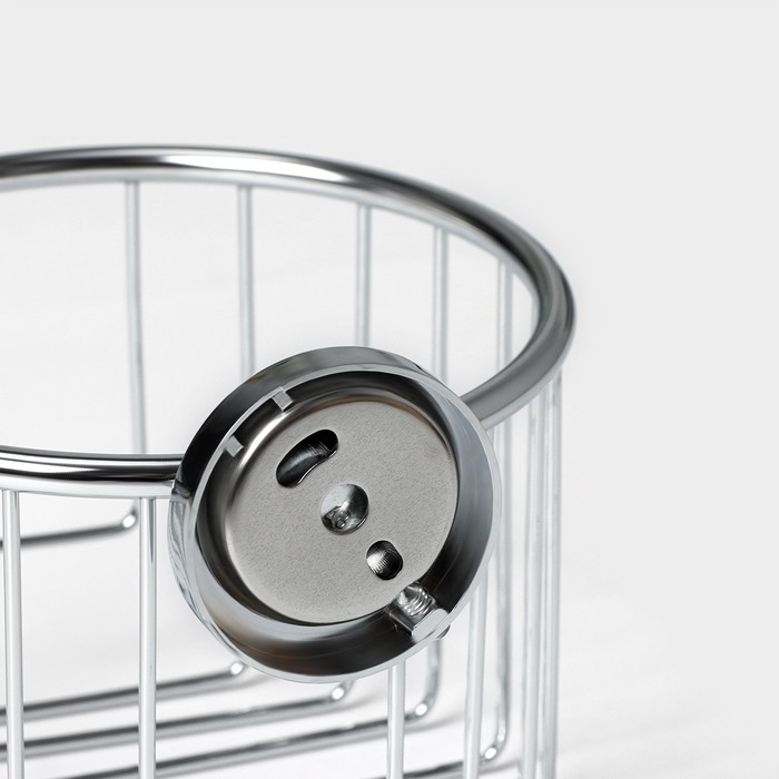 Держатель для туалетной бумаги Штольц Stölz, 14×16×13 см, цвет хромированный Держатель для туалетной бумаги Штольц Stölz, 14×16×13 см, цвет хромированный