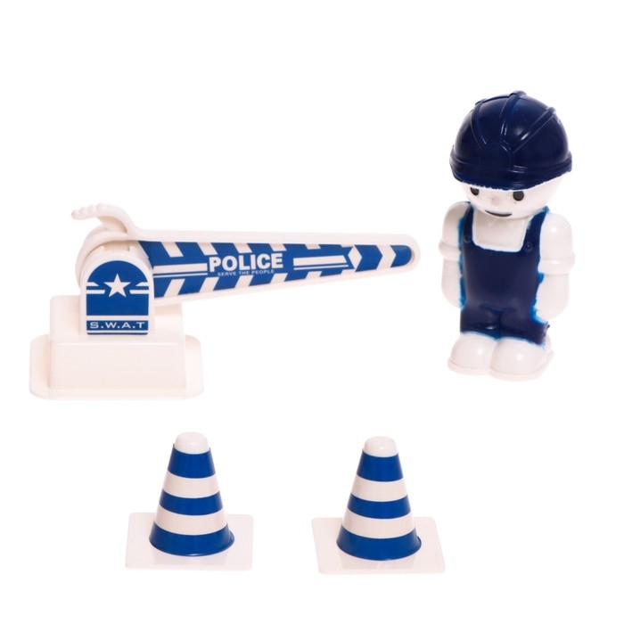 Игровой набор &laquo;Полиция&raquo;, с металлическими машинками и ковриком-сумкой