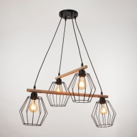 Светильник 2097/4BK E27 40Вт черный 70х50х90 см BayerLux