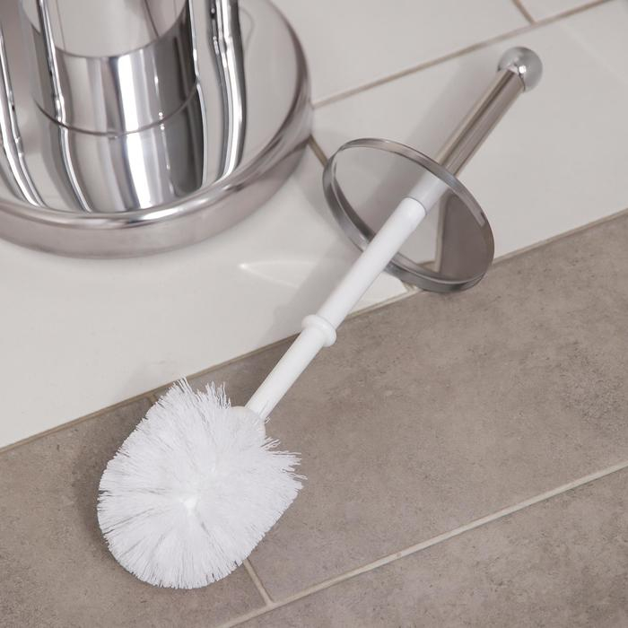 Ёрш для унитаза напольный Accoona, 21,5×21,5×81 см, с держателем для туалетной бумаги, цвет хром Ёрш для унитаза напольный Accoona, 21,5×21,5×81 см, с держателем для туалетной бумаги, цвет хром