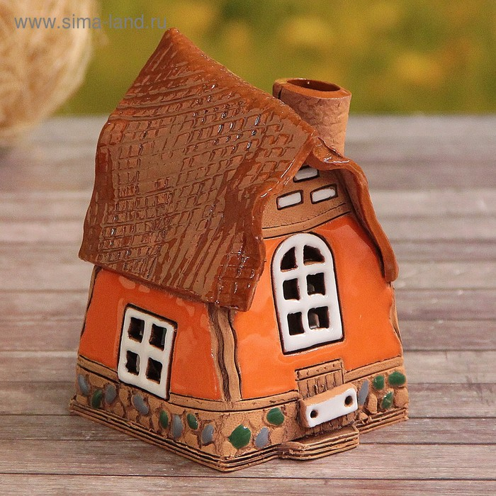 Аромалампа Домик «Забава», малая, 9 см, ручная работа, микс Аромалампа Домик «Забава», малая, 9 см, ручная работа, микс