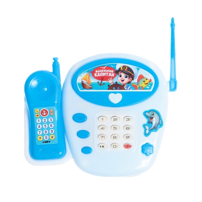 Музыкальный телефончик «Весёлое путешествие», русская озвучка, цвет голубой Музыкальный телефончик «Весёлое путешествие», русская озвучка, цвет голубой