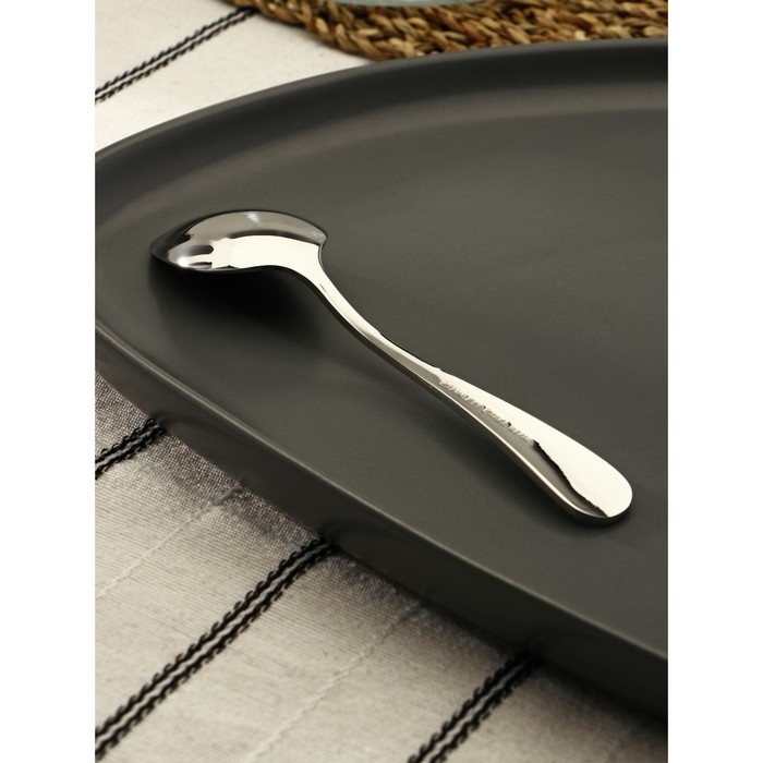 Ложка чайная из нержавеющей стали «Батиста», длина 14 см, цвет серебряный Ложка чайная из нержавеющей стали «Батиста», длина 14 см, цвет серебряный