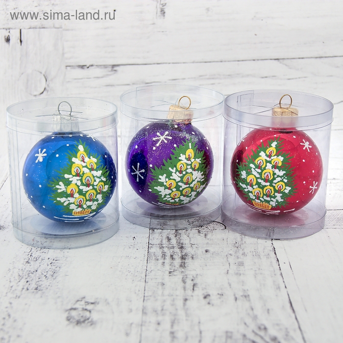 Шар Шар "Еловый" 6 см микс