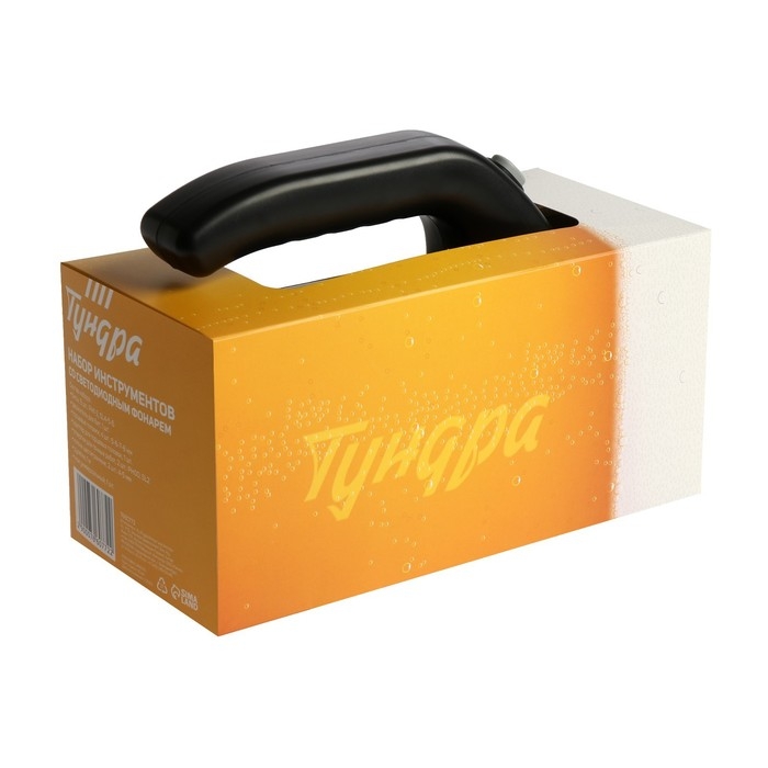 Набор инструментов ТУНДРА, подарочный пластиковый кейс Набор инструментов ТУНДРА, подарочный пластиковый кейс "Фонарь", 17 предметов