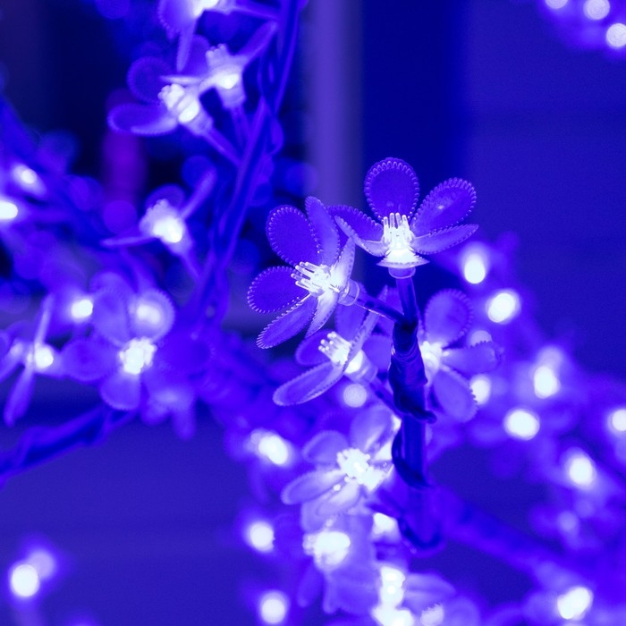 Светодиодное дерево «Акриловое» 1.8 м, 768 LED, постоянное свечение, 220 В, свечение красное/синее