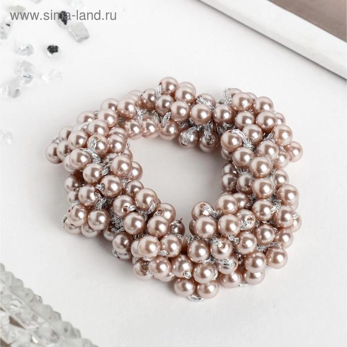 Резинка для волос Резинка для волос "Жемчужная сказка" кремовый