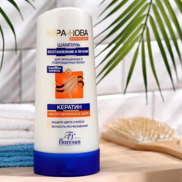 Шампунь для окрашенных и поврежденных волос Floresan «Кера-Нова», 400 мл Шампунь для окрашенных и поврежденных волос Floresan «Кера-Нова», 400 мл
