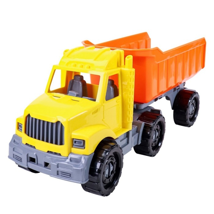 Машинка Тягач «Бизон», с прицепом, строительный Машинка Тягач «Бизон», с прицепом, строительный