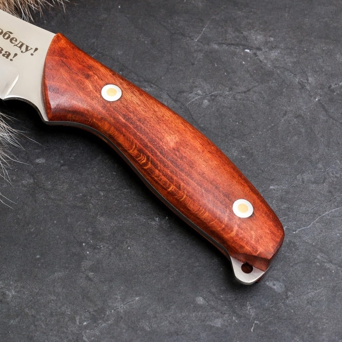 Нож кавказский Нож кавказский "Корсар"с гравировкой "ВДВ" с ножнами, сталь - 65х13, рукоять - бук