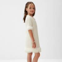Платье для девочки MINAKU: PartyDress цвет белый, рост 140