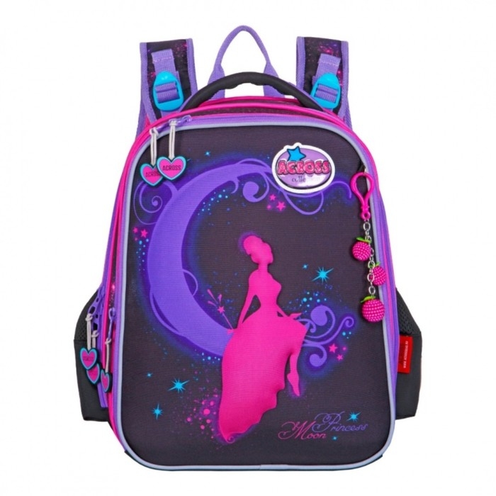 Рюкзак каркасный 36 х 29 х 17 см, Across 192, наполнение: мешок, фиолетовый ACR22-192-8 Рюкзак каркасный 36 х 29 х 17 см, Across 192, наполнение: мешок, фиолетовый ACR22-192-8