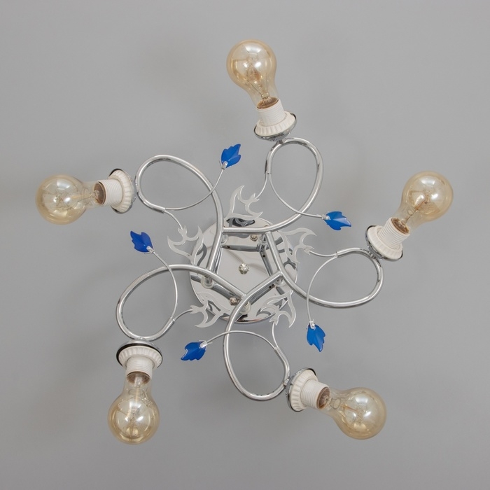 Люстра Люстра "Аура" бп 5х40Вт Е27 Хром МОДЕЛЬ: 2612363