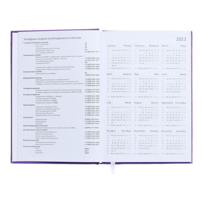Ежедневник датированный 2024 года, А5, 176 листов, Attomex.Even, обложка бумвинил, ляссе, блок 70 г/м2, сиреневый Ежедневник датированный 2024 года, А5, 176 листов, Attomex.Even, обложка бумвинил, ляссе, блок 70 г/м2, сиреневый
