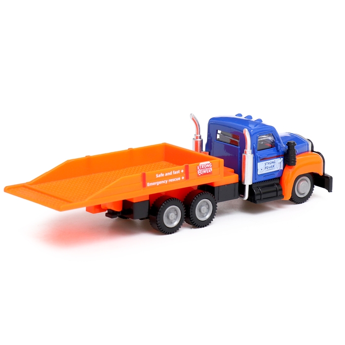 Грузовик металлический «Эвакуатор», с машинкой, цвет МИКС Грузовик металлический «Эвакуатор», с машинкой, цвет МИКС