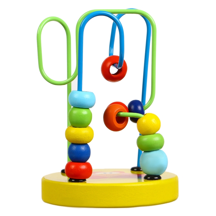 Серпантинка-лабиринт с пластиковыми бусинами «Крабик» Серпантинка-лабиринт с пластиковыми бусинами «Крабик»