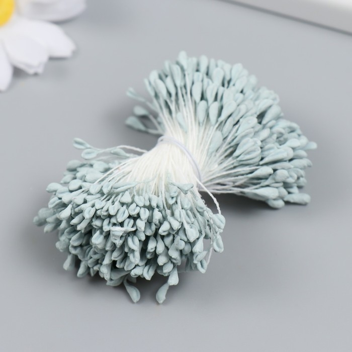 Тычинки для цветов Тычинки для цветов "Серо-голубой" набор 360 шт длина 6 см