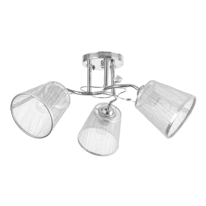 Люстра Люстра "Бетти" 3х40вт Е27 Хром 50х50х24см