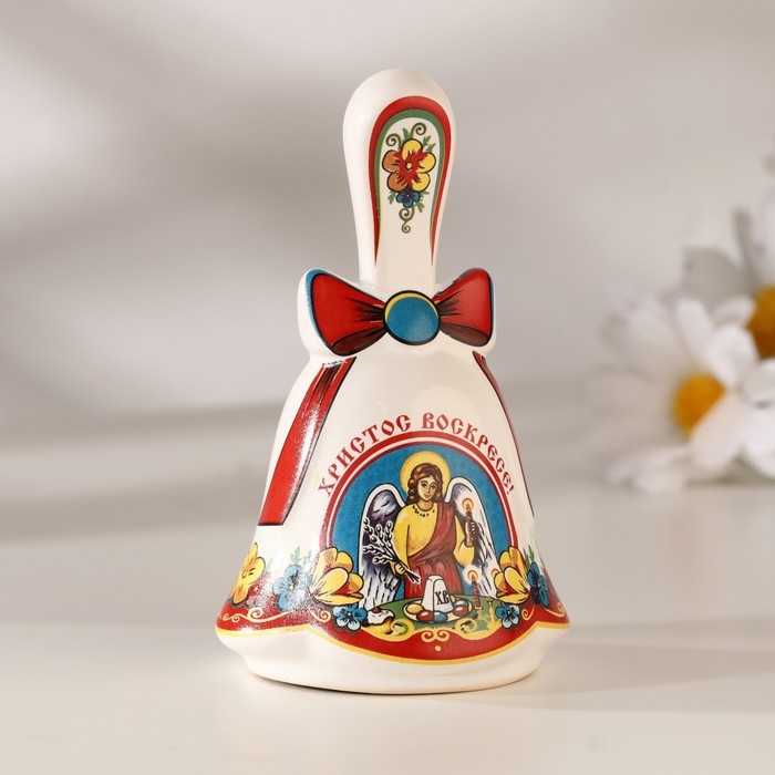 Колокольчик  Колокольчик "Бант Пасха 4", 9,5 см